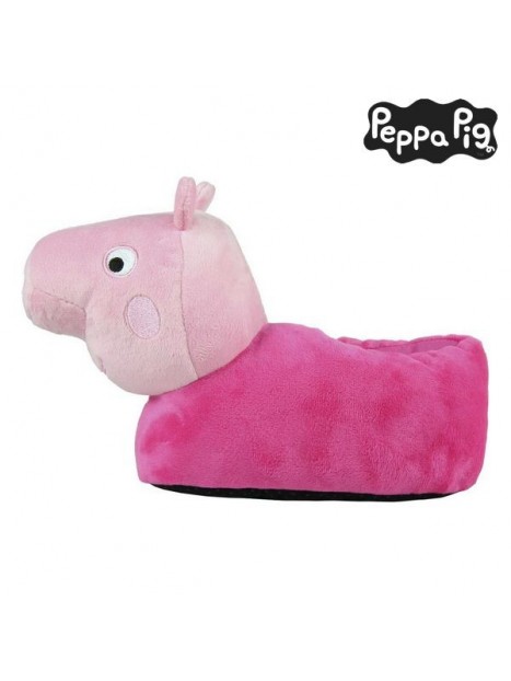 Slippers Voor in Huis 3d Peppa Pig Roze