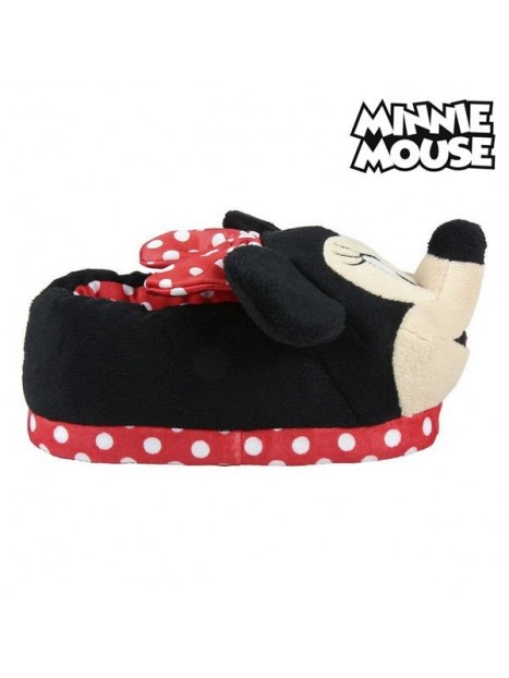 Slippers Voor in Huis 3d Minnie Mouse Rood