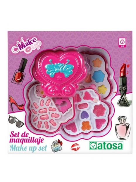 Kit de maquillage pour enfant Coeur Rose