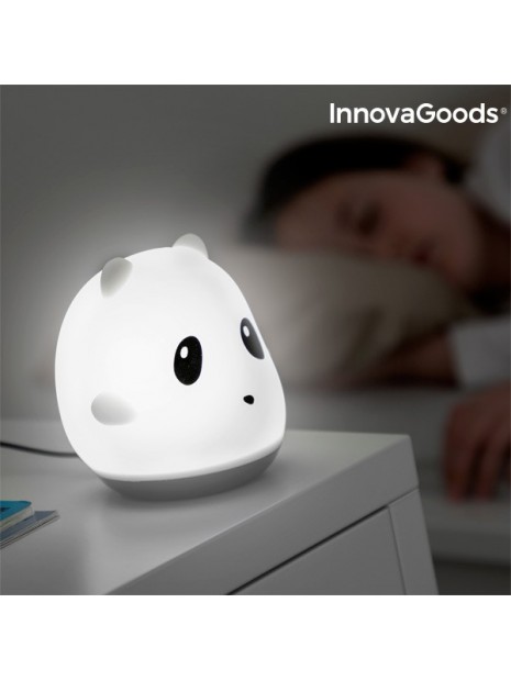 Lampe Tactile Rechargeable en Silicone Panda InnovaGoods