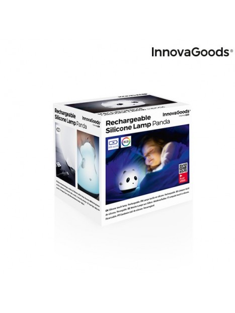 InnovaGoods Oplaadbare Siliconen Panda Touch Lamp