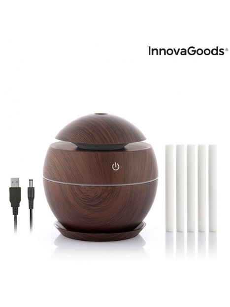 Mini-Luchtbevochtiger Geurverspreider Dark Walnut InnovaGoods