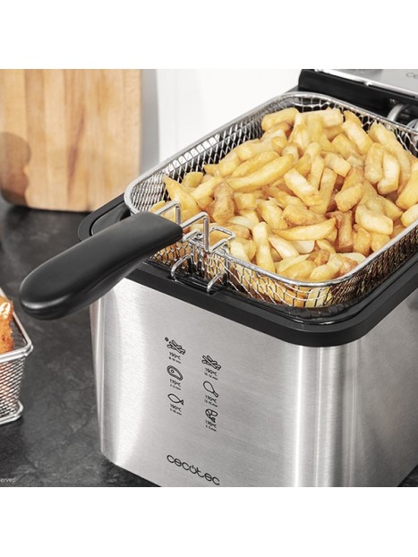 Friteuse Cecotec CleanFry Infinity 4 L 3270W Noir Argenté