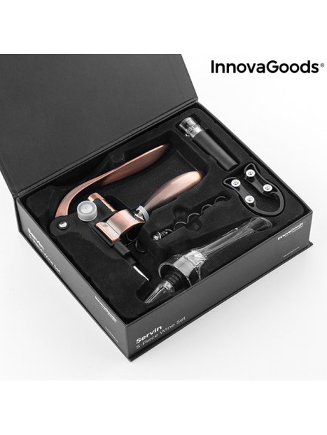 Set d'Accessoires pour Vin Servin InnovaGoods 5 Pièces