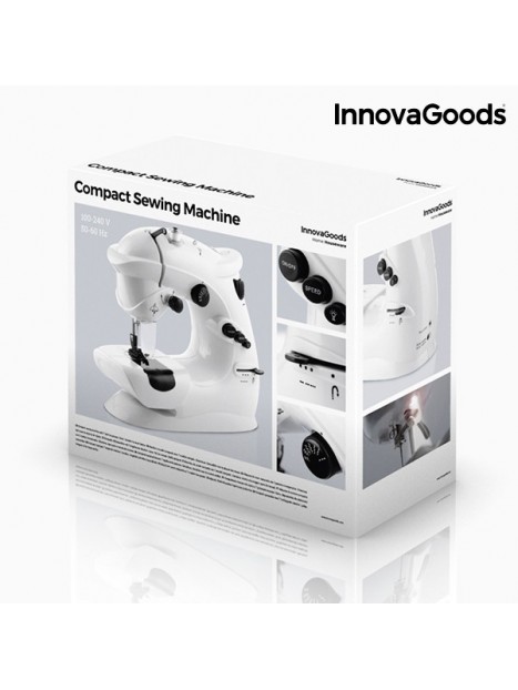 InnovaGoods Compacte Naaimachine 6 V 1000 mA Wit