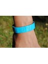 Bracelet extensible turquoise reconstituée 0.5 cm