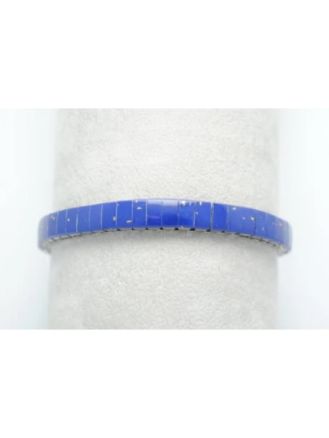 Bracelet extensible lapis lazuli 0,5 cm