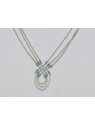 Collier en turquoise amérindienne et argent 925