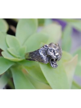 Bague tigre en argent