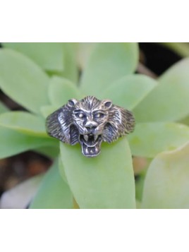 Bague tigre en argent