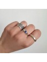 Bague lapis lazuli et argent