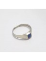 Bague lapis lazuli et argent