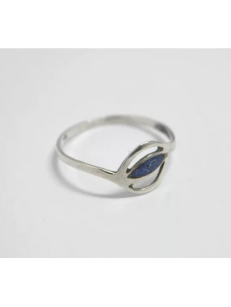 Bague lapis lazuli et argent