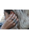 Bague marcassite et argent