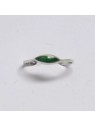 Bague malachite et argent