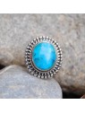 Bague turquoise et argent