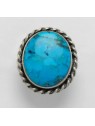 Bague turquoise et argent