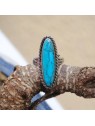 Bague turquoise et argent