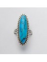 Bague turquoise et argent