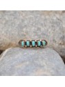 Bague turquoise et argent