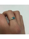 Bague turquoise et argent