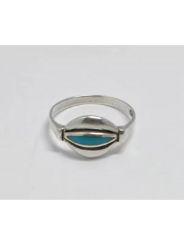 Bague turquoise et argent