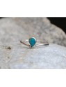 Bague turquoise et argent