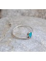 Bague turquoise et argent