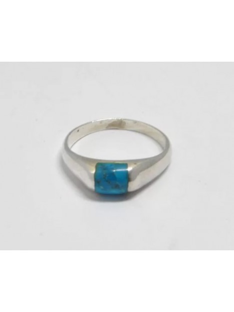 Bague turquoise et argent