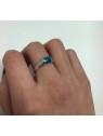 Bague turquoise et argent