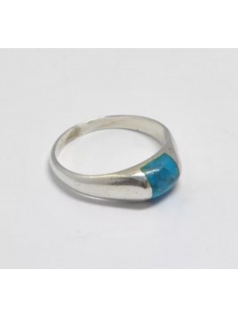 Bague turquoise et argent