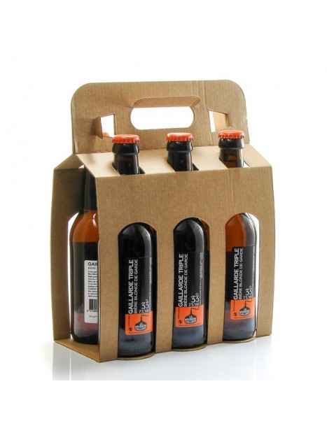 Pack van 6 Triple craft bieren Brasserie La Gaillarde 33cl x 6