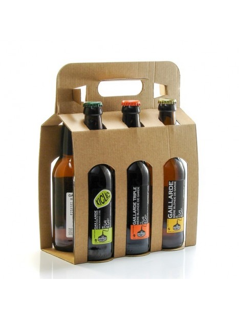 Pack de 6 bières artisanales du Périgord Brasserie La Gaillarde