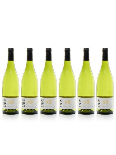 6 flessen Domaine UBY Colombard-Sauvignon n ° 3 2019