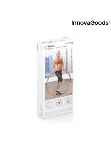 Afneembare met schuim beklede Fitnesshoepel O-Waist InnovaGoods