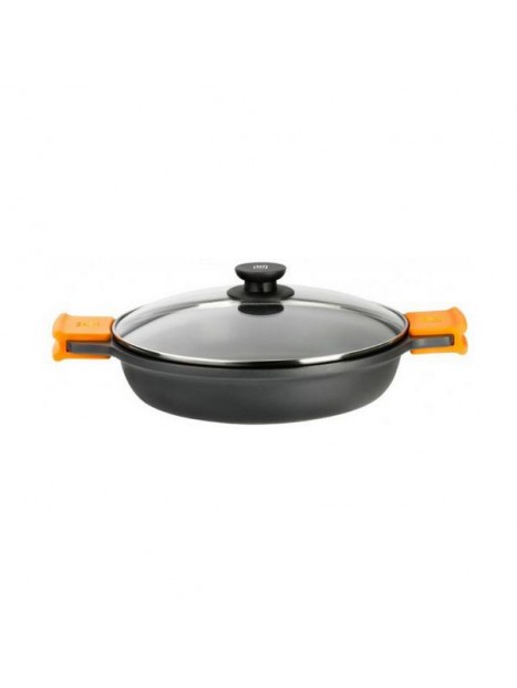 Casserole with glass lid BRA EFFICIENT 0,8 L Aluminium (ø 16 cm)