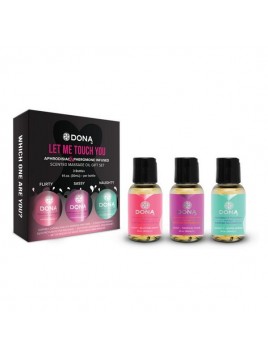 Scented Massage Gift Set (3 x 30 ml) Dona