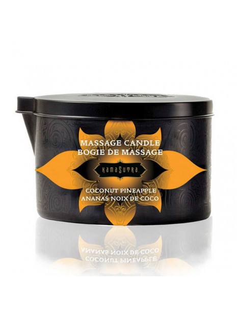 Bougie de massage noix de coco ananas Kama Sutra