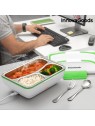 InnovaGoods Pro 50W White Green Elektrische Lunchbox