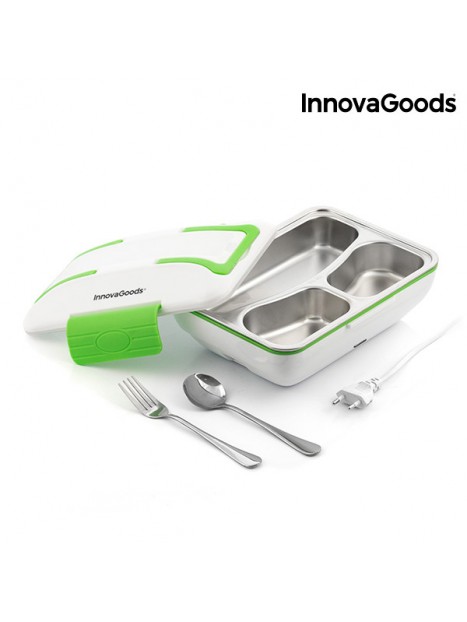 InnovaGoods Pro 50W White Green Elektrische Lunchbox