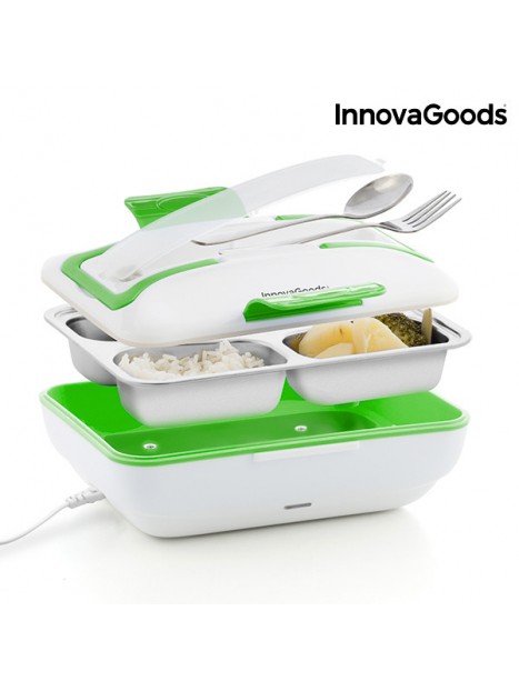 InnovaGoods Pro 50W White Green Elektrische Lunchbox