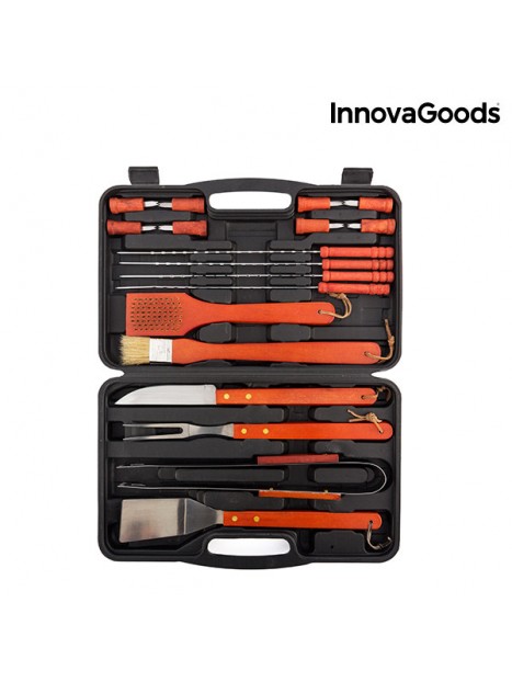 InnovaGoods Koffer voor Barbecues (18 stuks)