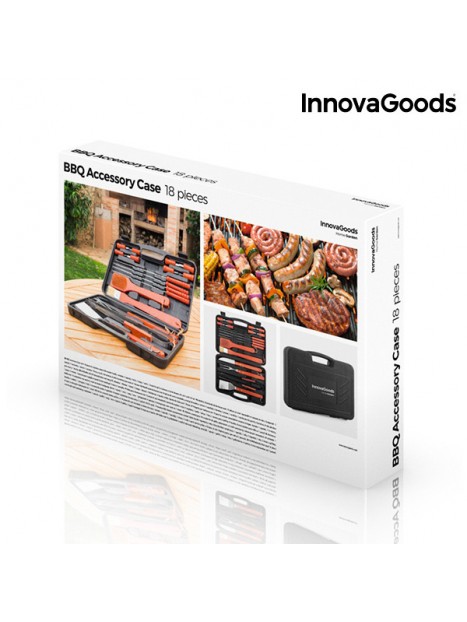 InnovaGoods Koffer voor Barbecues (18 stuks)