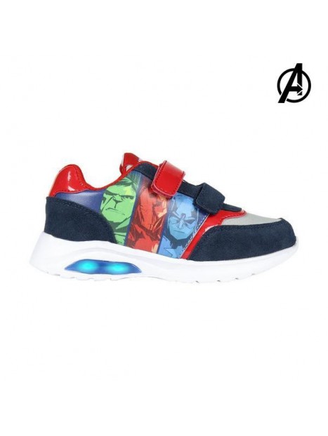 Sportschoenen met LED The Avengers Blauw