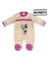 Baby Rompertje met Lange Mouwen Minnie Mouse Wit