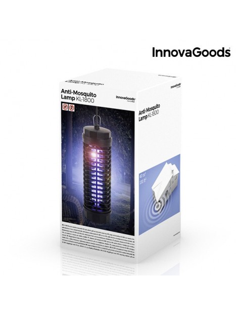 InnovaGoods Antimuggenlamp 6W Zwart